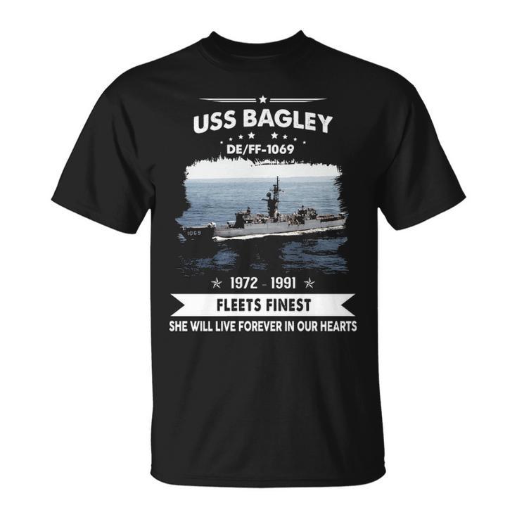 Uss Bagley  Ff 1069 De  Unisex T-Shirt