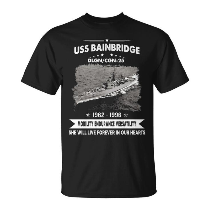 Uss Bainbridge Cgn 25 Dlgn  Unisex T-Shirt