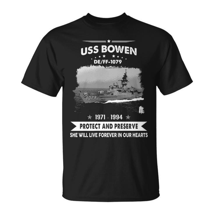 Uss Bowen  Ff 1079 De  Unisex T-Shirt