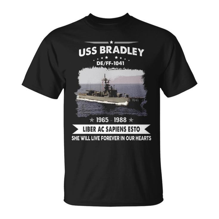 Uss Bradley Ff 1041  De  V2 Unisex T-Shirt