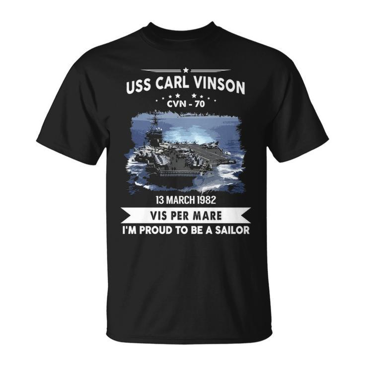 Uss Carl Vinson Cvn  V3 Unisex T-Shirt