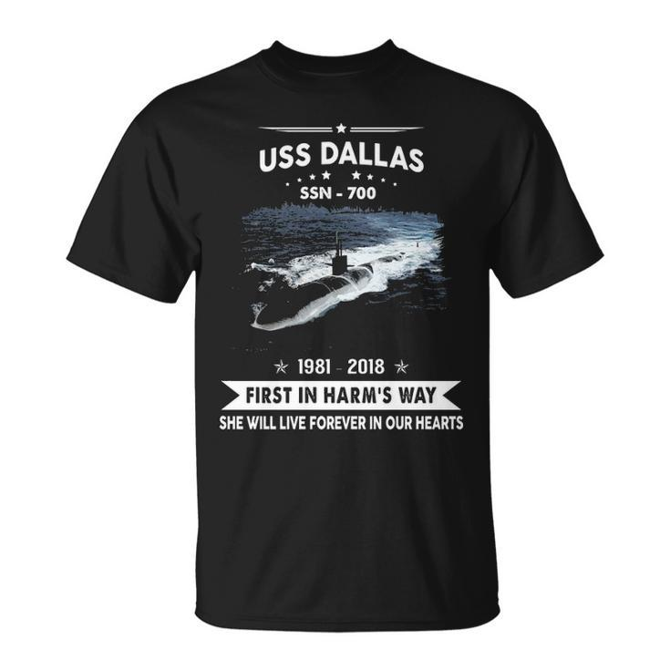 Uss Dallas Ssn  V2 Unisex T-Shirt
