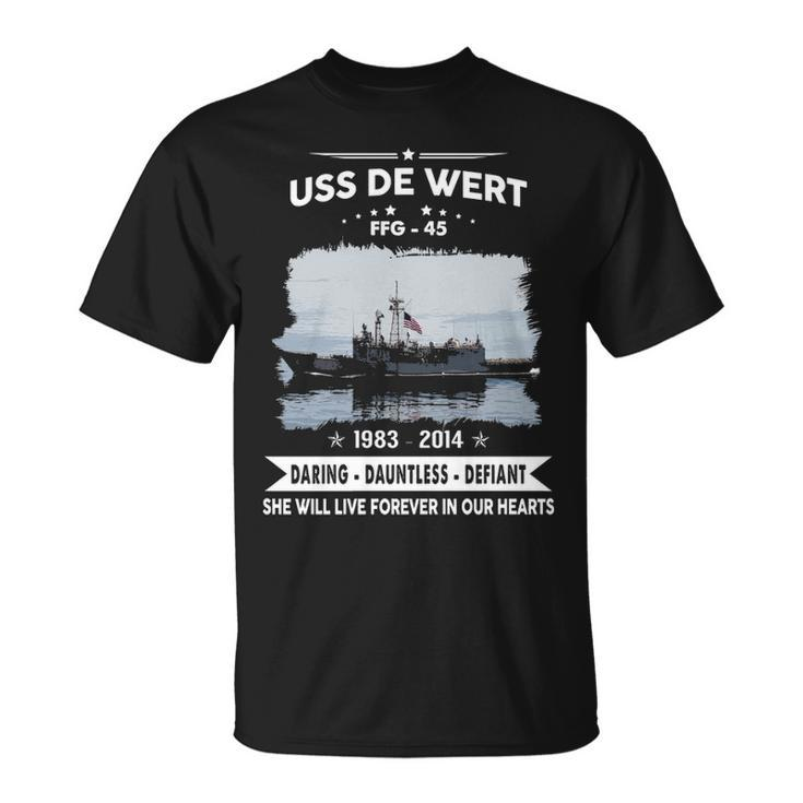Uss De Wert Ffg  Unisex T-Shirt