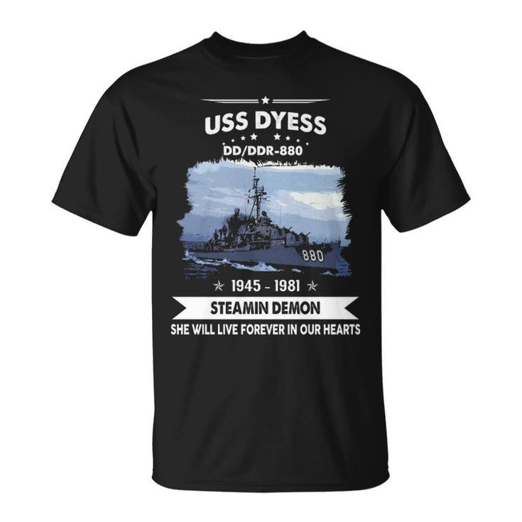 Uss Dyess Dd880 Dd  Unisex T-Shirt