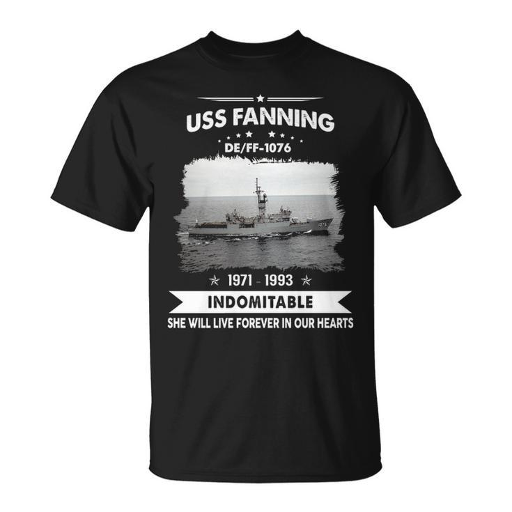Uss Fanning  Ff 1076 De  Unisex T-Shirt