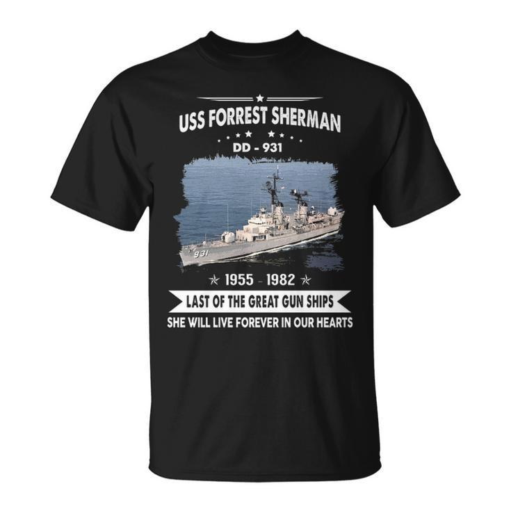 Uss Forrest Sherman Dd  Unisex T-Shirt