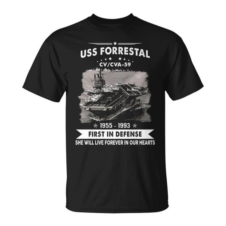 Uss Forrestal Cv 59 Cva  Unisex T-Shirt