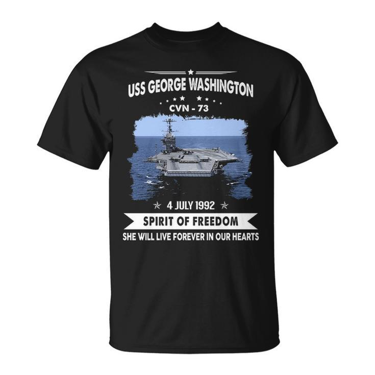 Uss George Washington Cvn  V3 Unisex T-Shirt