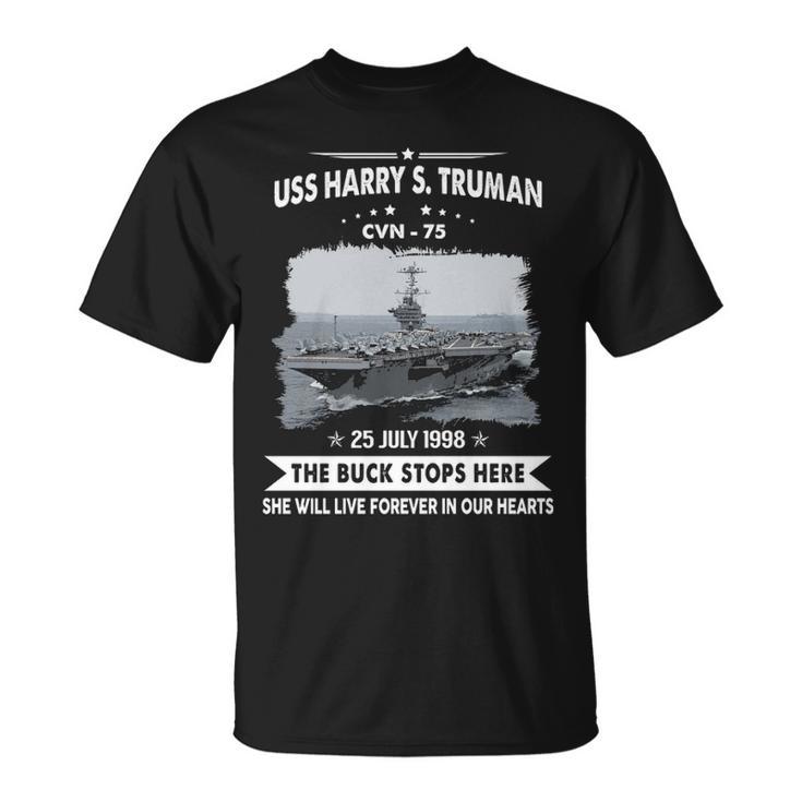 Uss Harry S Truman Cvn  V2 Unisex T-Shirt