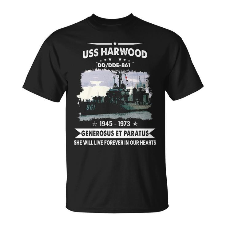 Uss Harwood Dd  Unisex T-Shirt
