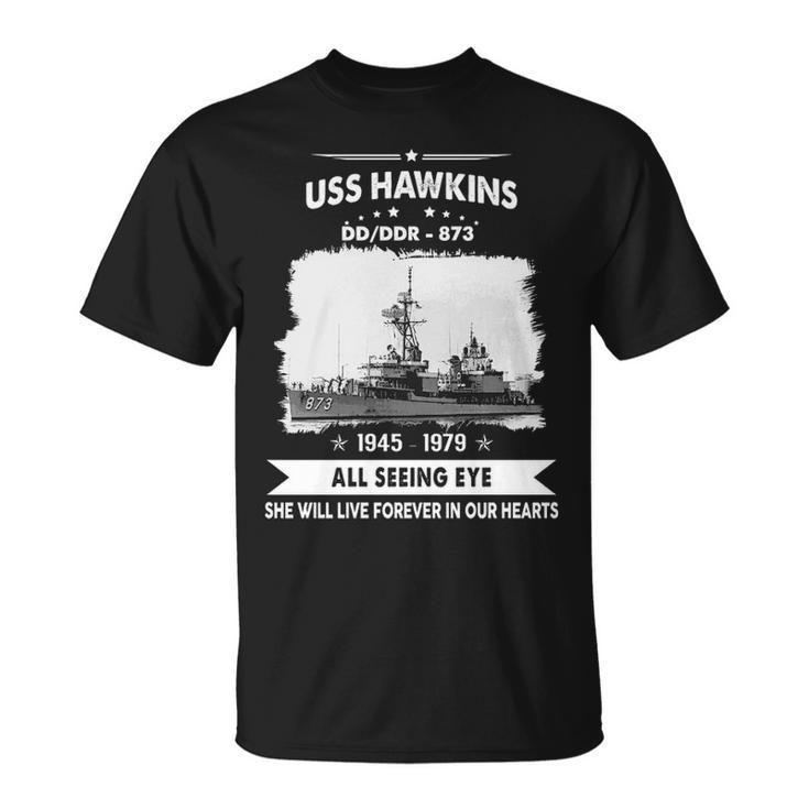 Uss Hawkins Dd 873 Ddr  Unisex T-Shirt
