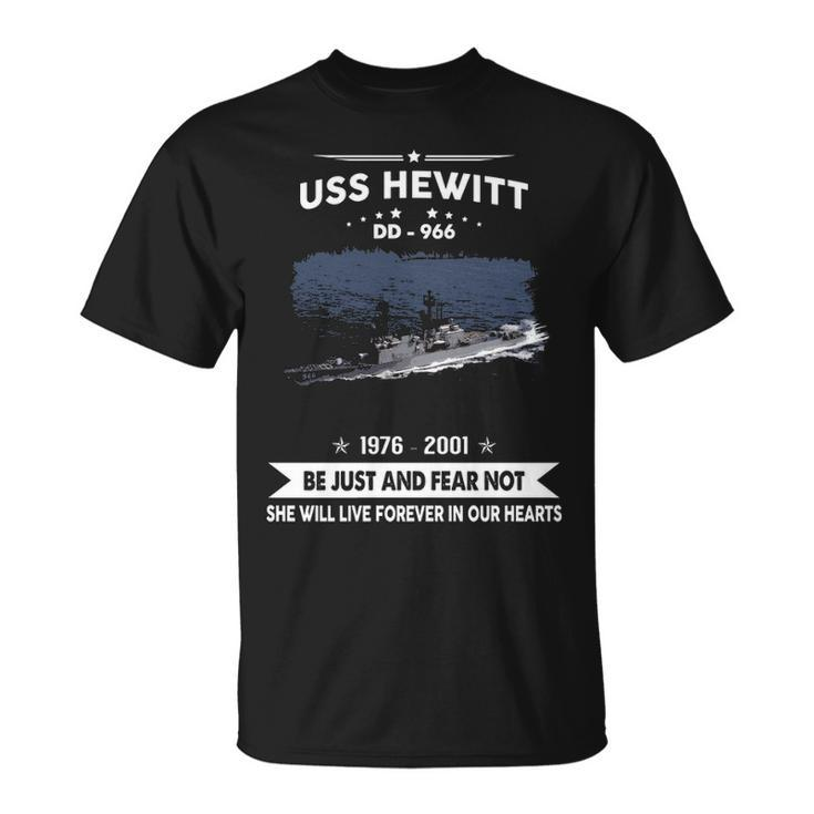 Uss Hewitt Dd  Unisex T-Shirt