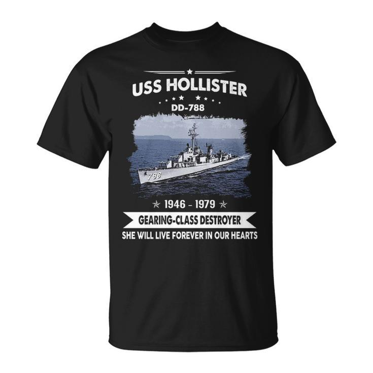 Uss Hollister Dd  Unisex T-Shirt
