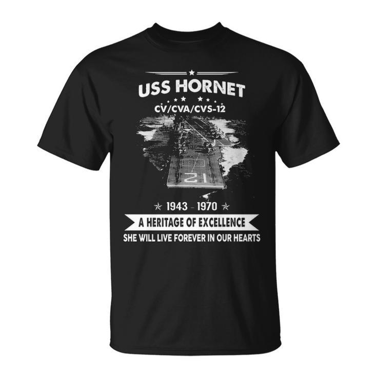 Uss Hornet Cv  V4 Unisex T-Shirt