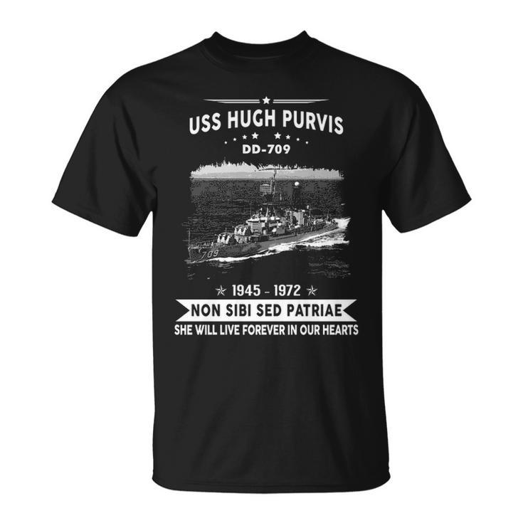 Uss Hugh Purvis Dd  Unisex T-Shirt