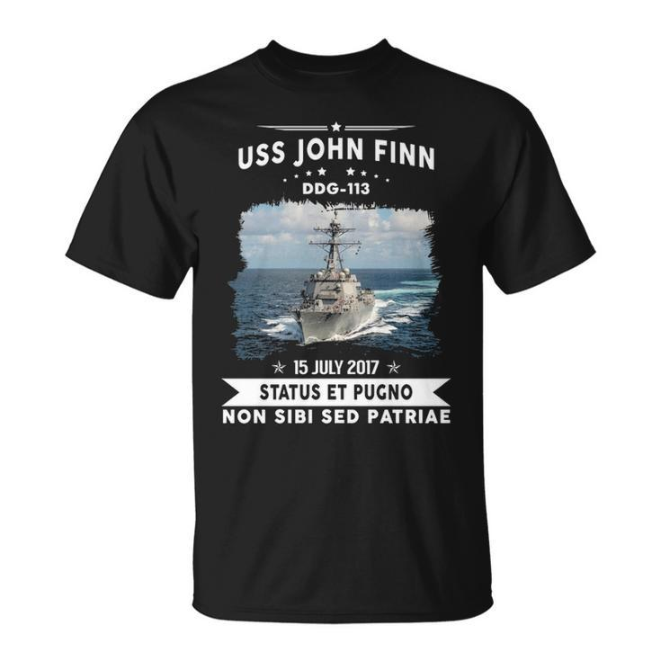 Uss John Finn Ddg  Unisex T-Shirt