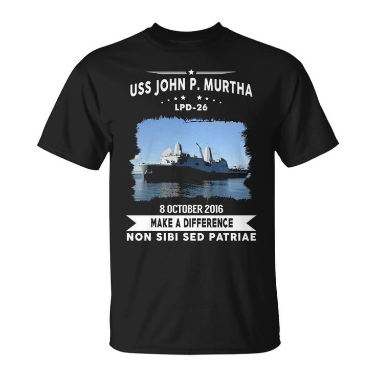 Uss John P Murtha Lpd  Unisex T-Shirt