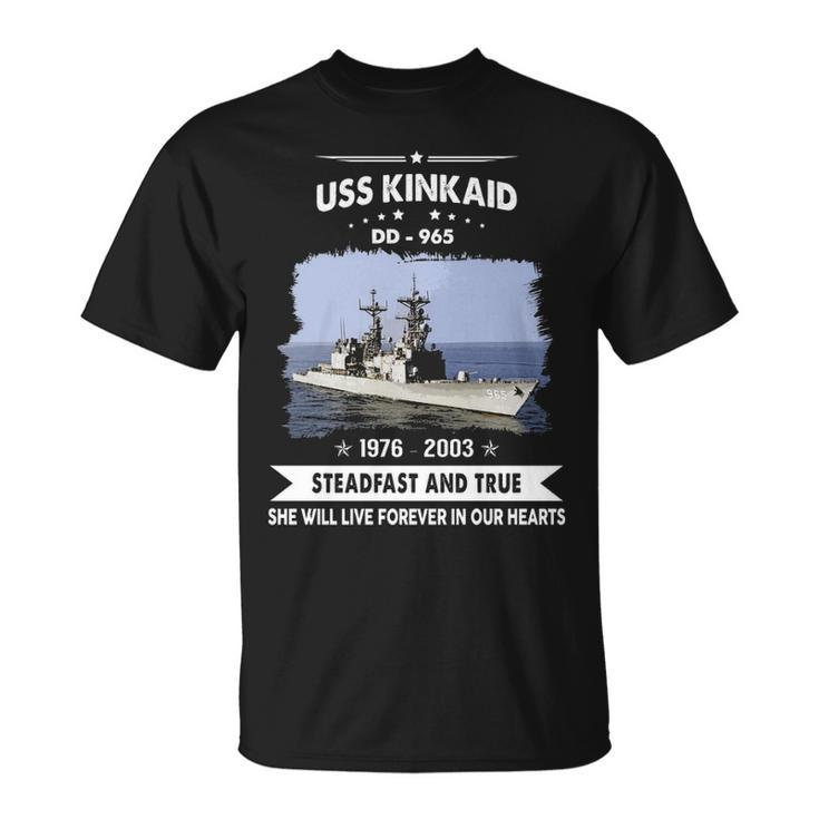 Uss Kinkaid Dd  V2 Unisex T-Shirt