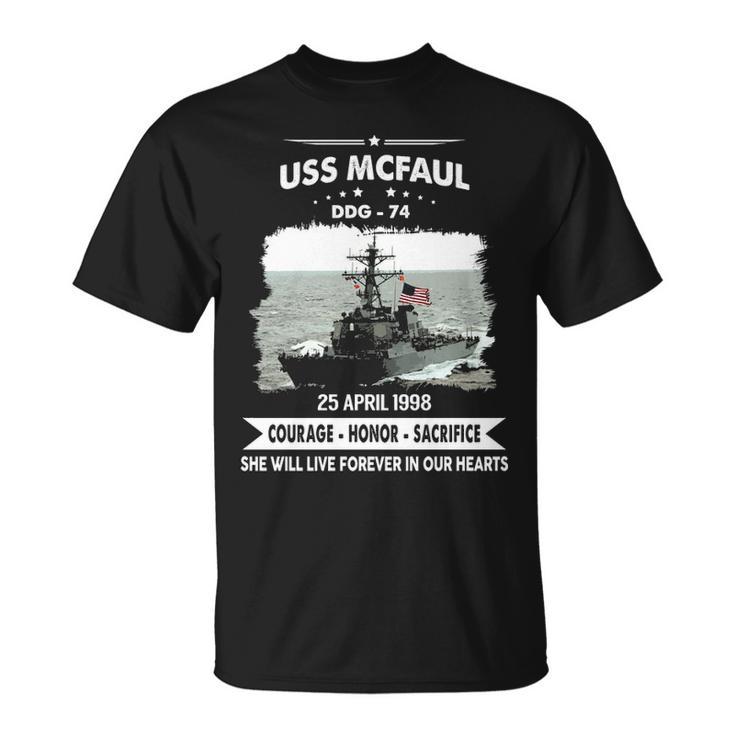 Uss Mcfaul Ddg  V2 Unisex T-Shirt