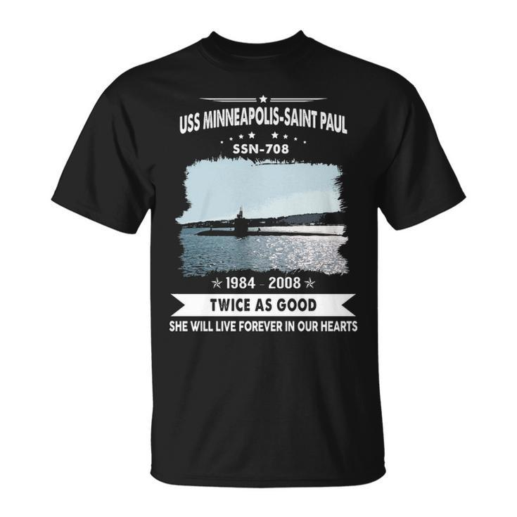 Uss Minneapolis Saint Paul Ssn  Unisex T-Shirt