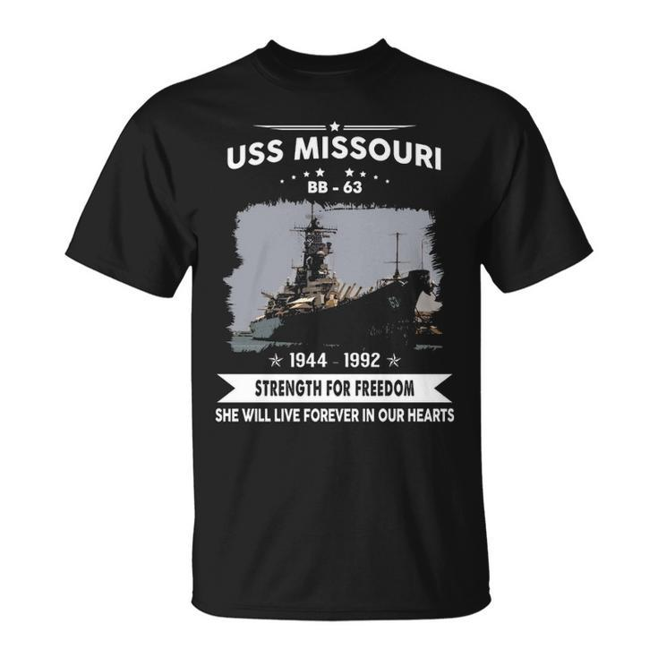 Uss Missouri Bb  Unisex T-Shirt