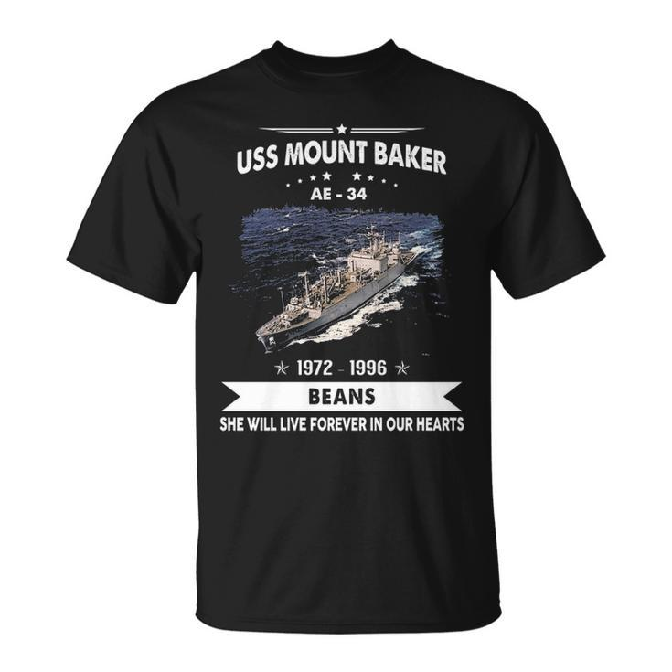 Uss Mount Baker Ae 34 Ae34 Uss Mt Baker Unisex T-Shirt