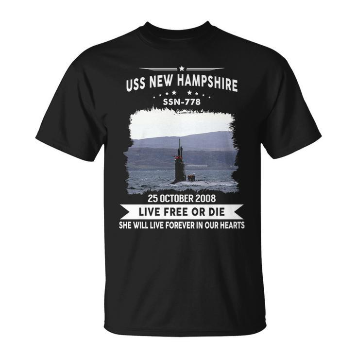 Uss New Hampshire Ssn  Unisex T-Shirt