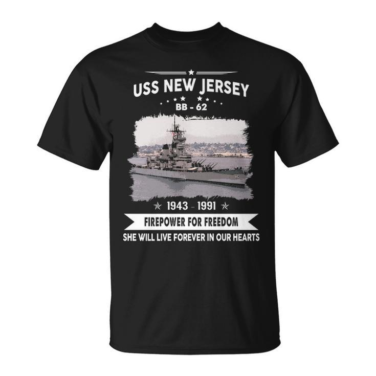 Uss New Jersey Bb  Unisex T-Shirt