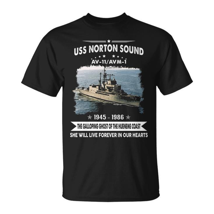 Uss Norton Sound Avm  Unisex T-Shirt