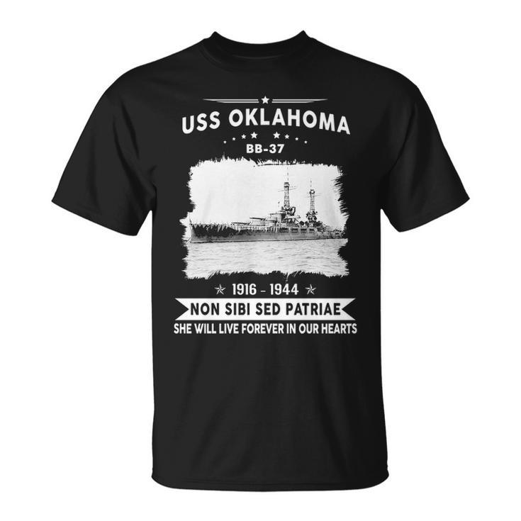 Uss Oklahoma Bb  Unisex T-Shirt