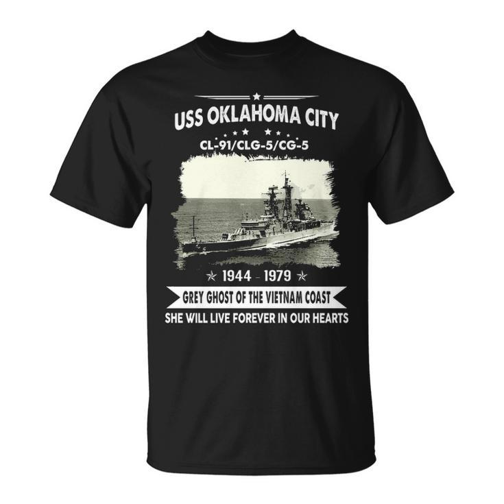 Uss Oklahoma City Clg 5 Cl  V2 Unisex T-Shirt