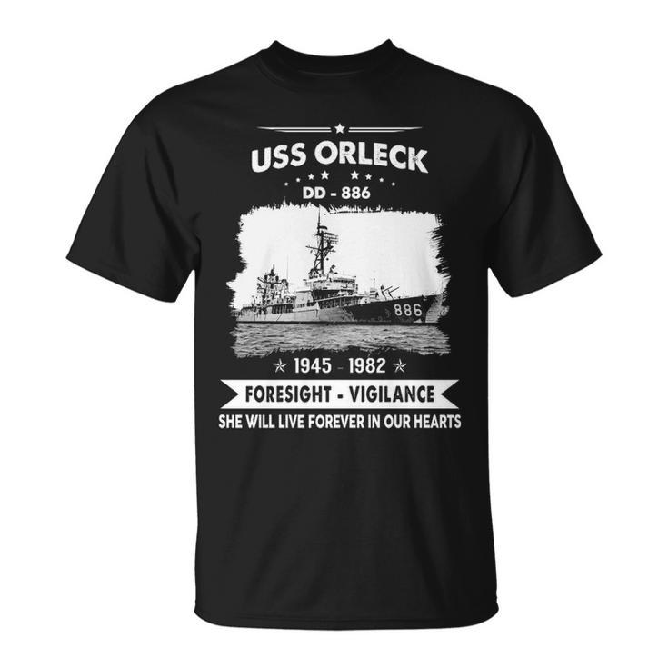 Uss Orleck Dd  Unisex T-Shirt