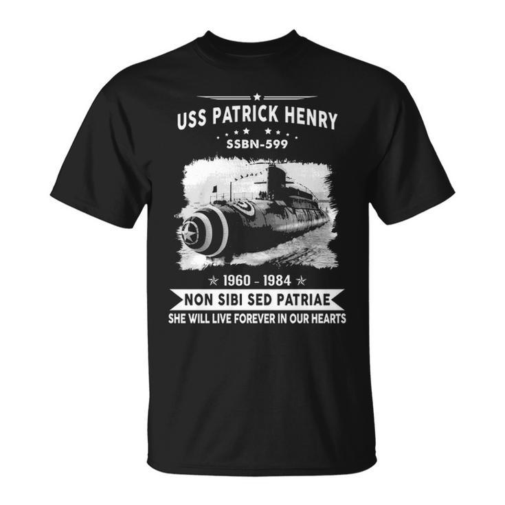 Uss Patrick Henry Ssbn  Unisex T-Shirt
