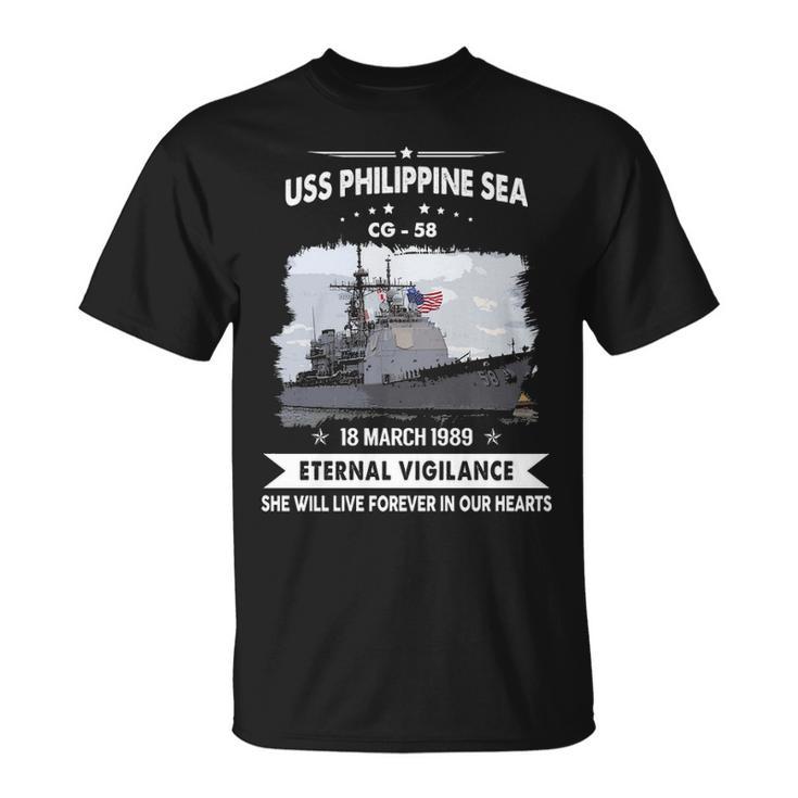 Uss Philippine Sea Cg  V2 Unisex T-Shirt