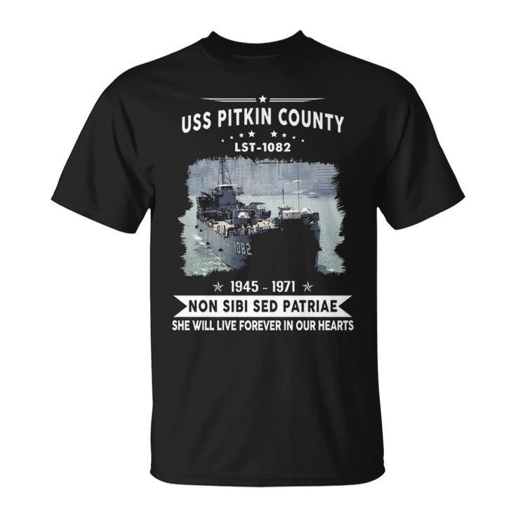 Uss Pitkin County Lst  Unisex T-Shirt