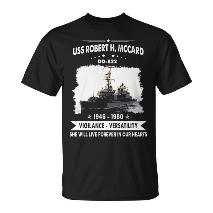 Uss Robert H Mccard Dd V2 Unisex T-Shirt