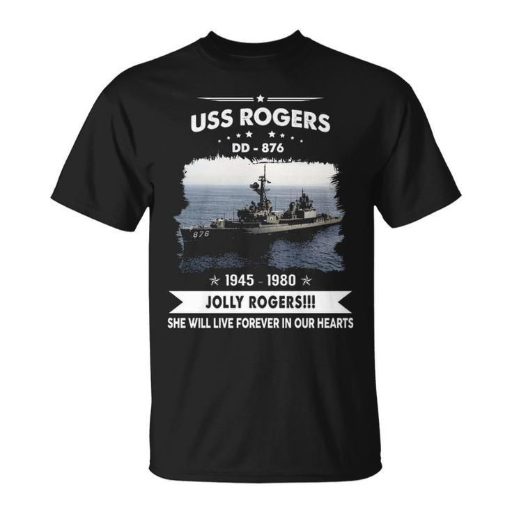 Uss Rogers Dd V2 Unisex T-Shirt
