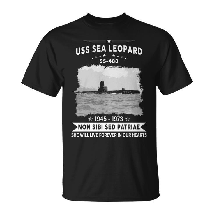 Uss Sea Leopard Ss Unisex T-Shirt - Monsterry