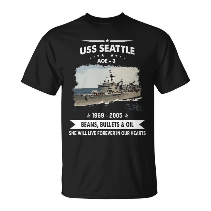 Uss Seattle Aoe  V2 Unisex T-Shirt