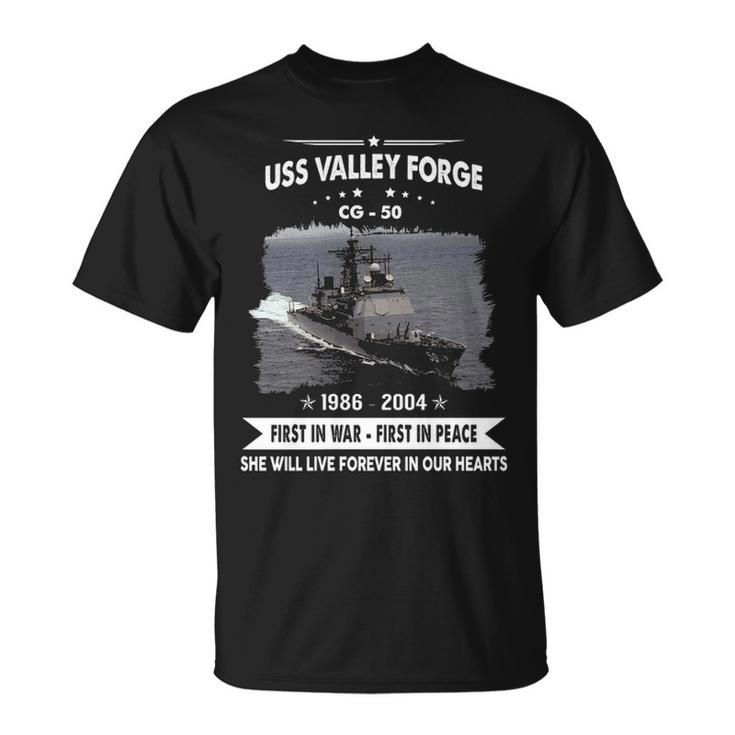 Uss Valley Forge Cg  Unisex T-Shirt