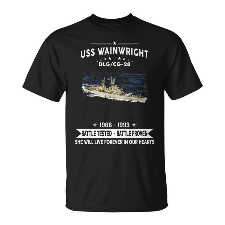 Uss Wainwright Cg 28 Dlg  Unisex T-Shirt