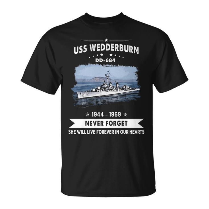Uss Wedderburn Dd  Unisex T-Shirt