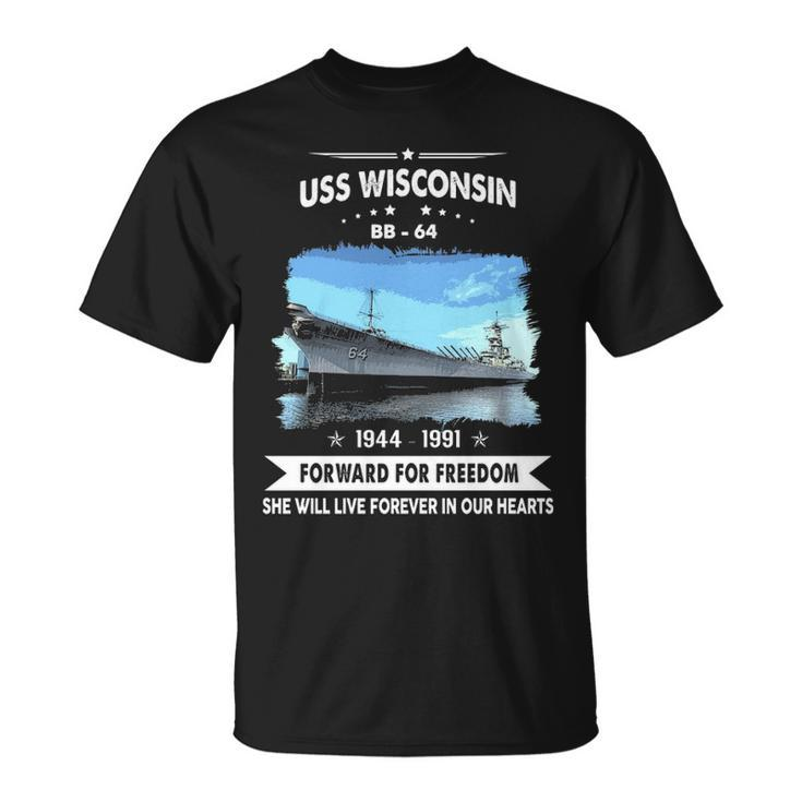 Uss Wisconsin Bb  Unisex T-Shirt