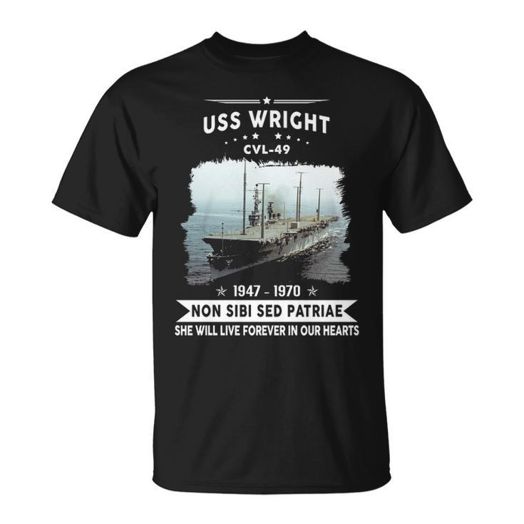 Uss Wright Cvl  V2 Unisex T-Shirt