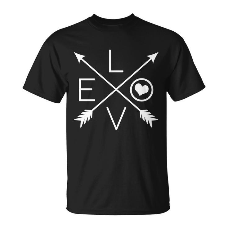 Valentines Day Love Arrows Unisex T-Shirt