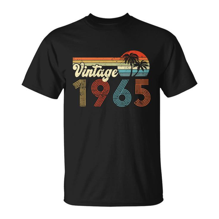 Vintage 1965 Made In 1965 57Th Birthday Gift 57 Year Old Unisex T-Shirt