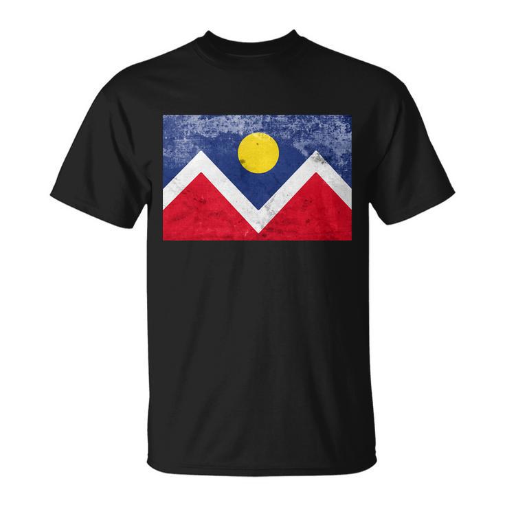 Vintage City Of Denver Colorado Flag Tshirt Unisex T-Shirt