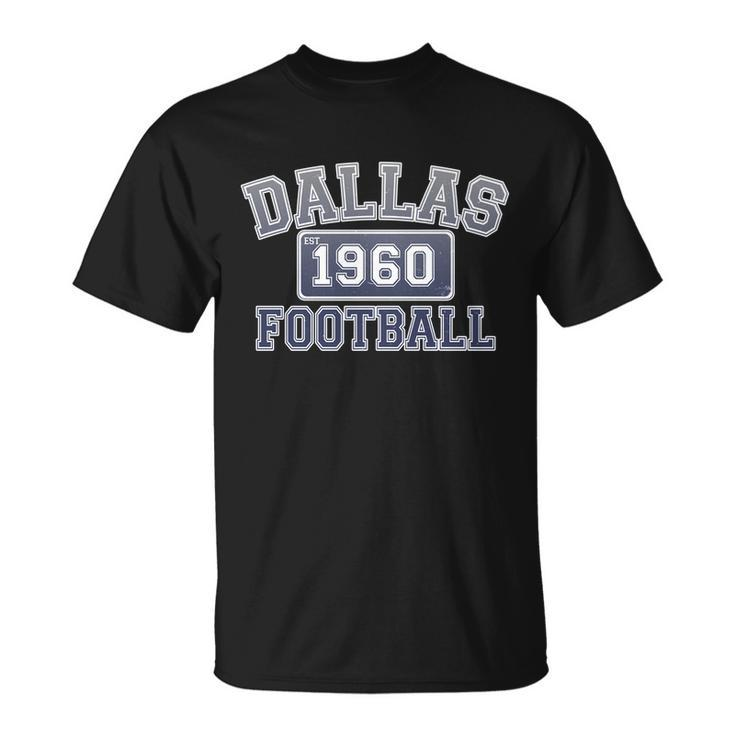 Vintage Dallas Texas Football Est  Unisex T-Shirt