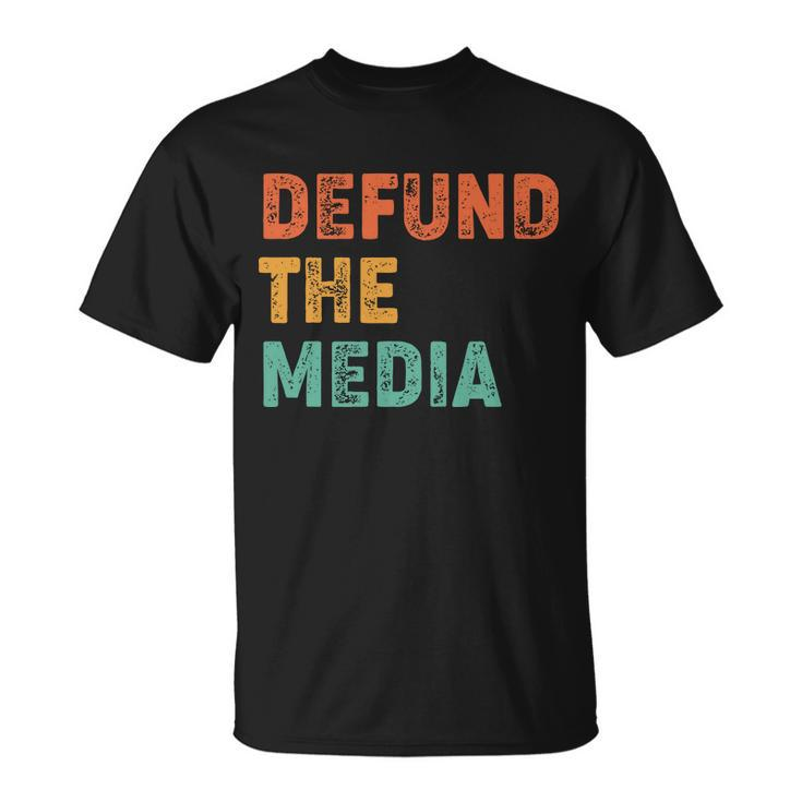 Vintage Defund The Media Tshirt Unisex T-Shirt