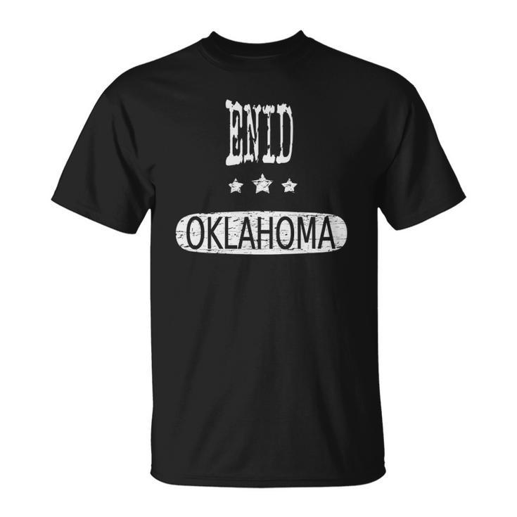 Vintage Enid Oklahoma Home Roots Unisex T-Shirt